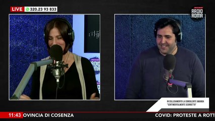 Amanda, "sentimentalmente scorretta", in collegamento con "I Perrollas" Su Radio Roma