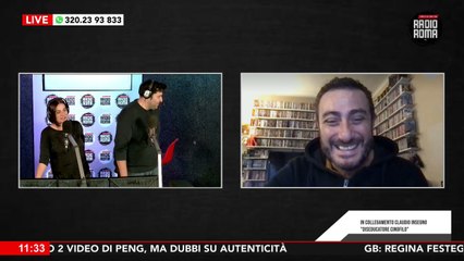 Claudio Insegno, in collegamento Skype, ospite de "I Perrollas" su Radio Roma