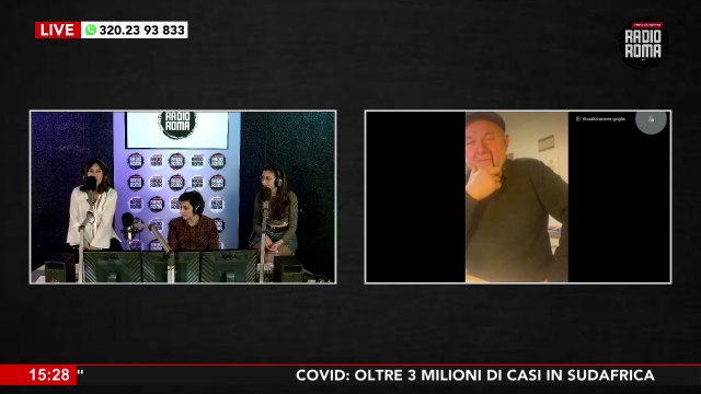 Giordano Sangiorgi ospite di Radio Roma Magazine su Radio Roma