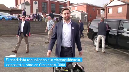 Elecciones Estados Unidos | J. D. Vance vota en Cincinnati, Ohio