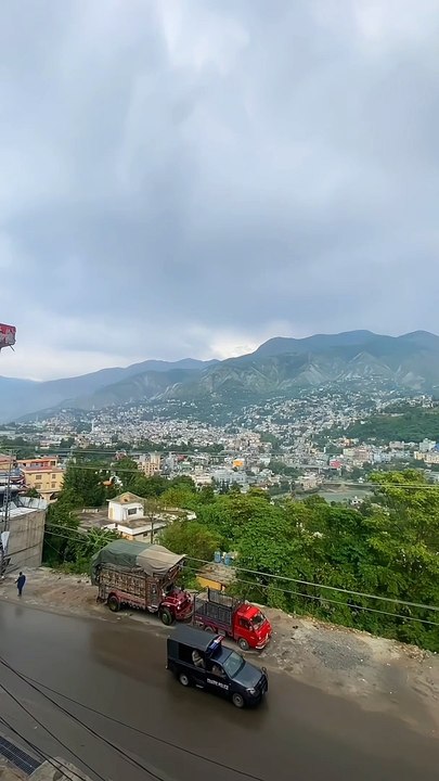 Muzaffarabad City Morning View #muzaffarabad #city #kashmir #pakistan #beautiful #beauty #vlog