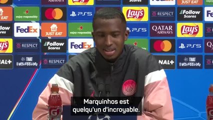 PSG - Pacho : "Marquinhos est quelqu'un d'incroyable"