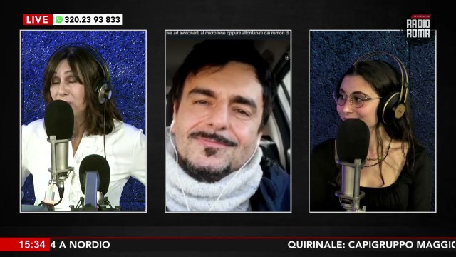 Davide De Marinis, cantautore, ospite a Radio Roma Magazine su Radio Roma