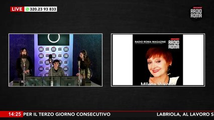 Milena Vukotic ospite a Radio Roma Magazine su Radio Roma