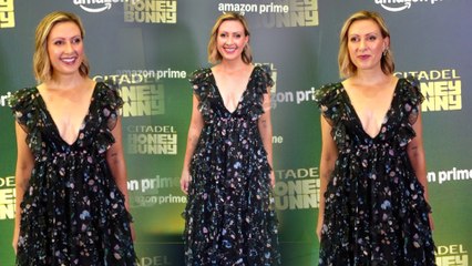 Angela Russo Shines at the *Citadel Honey Bunny* Blue Carpet Premiere