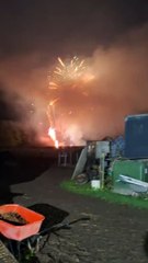Chesterfield firework display left horses distressed