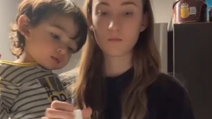Mom secretly mixes medicine in milk and tricks her son into drinking it