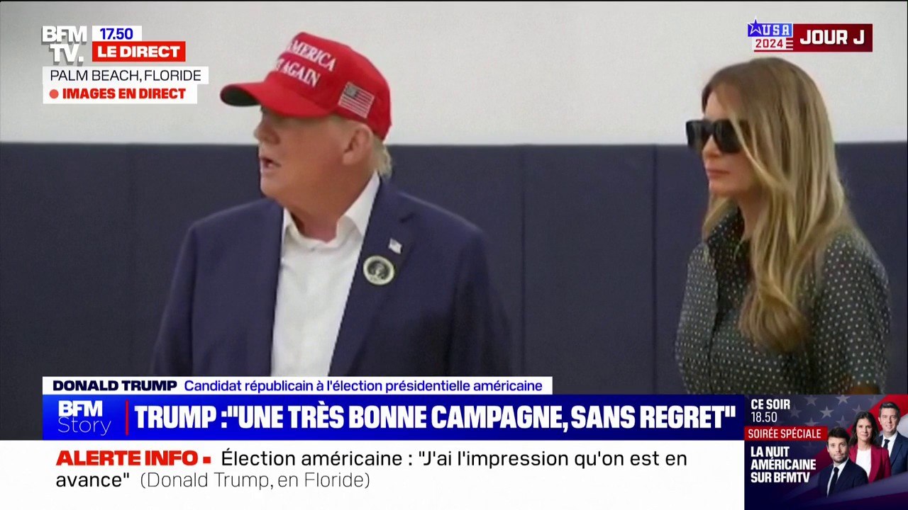 Élections américaines: "Je n'ai pas besoin de dire à mes partisans de ne pas être violents", affirme Donald Trump