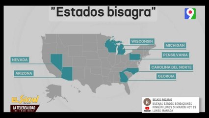Elecciones en Estados Unidos, las más reñidas en la historia | El Show del Mediodía