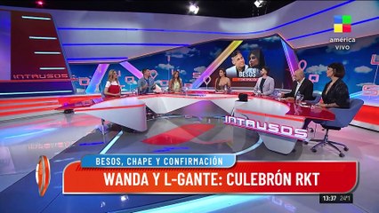 Wanda Nara y L-Gante: besos y confirmación de romanc