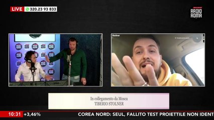 In collegamento da Mosca Tiberio Stolner da VIPIACE su RADIO ROMA