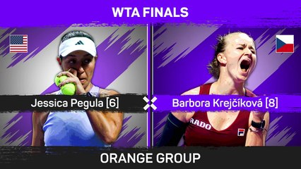 Krejcikova beats Pegula to stay in the hunt at WTA Finals