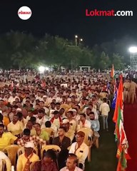 मुख्यमंत्र्यांची सभा पण नागरिकांनीच पाठ फिरवली, खुर्च्या रिकामी अन् शांततेत भाषण...