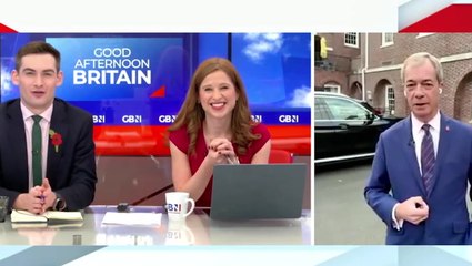 Farage claims ‘a lot more Trump signs on lawns’ as he visits US for election