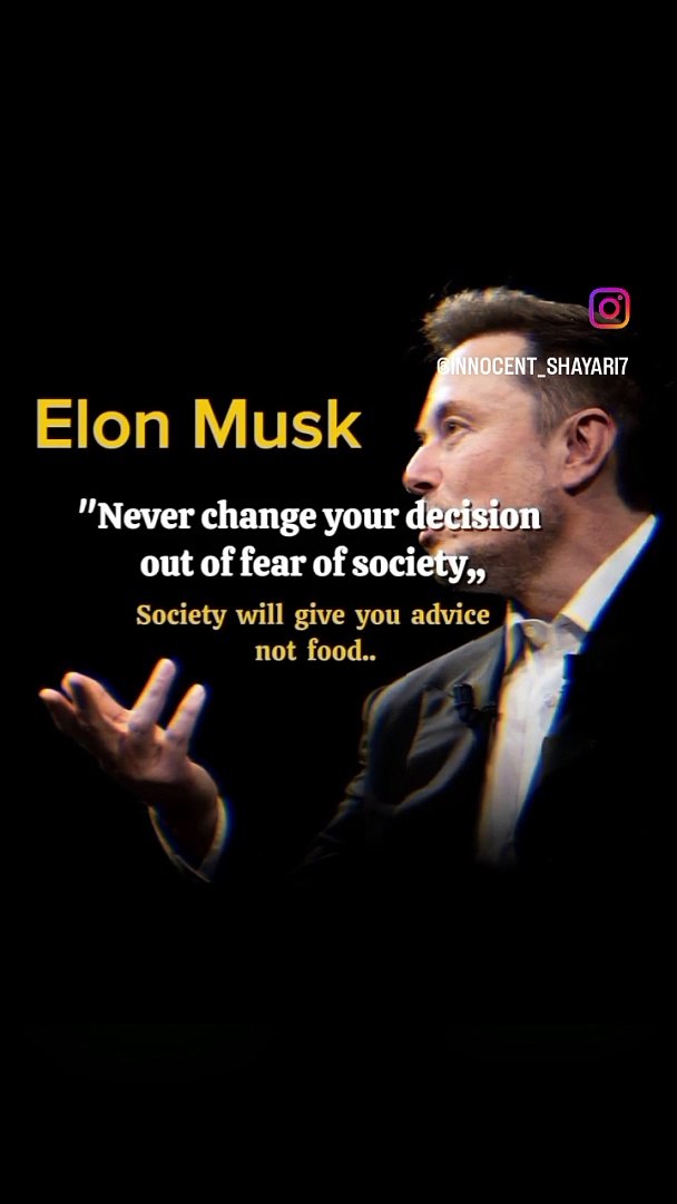 ⁣Elon musk Quotes in English