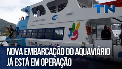 Nova embarcação do Aquaviário já está em operação