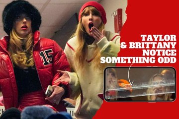 Taylor Swift & Brittany Mahomes React to Mahomes' Injury at Chiefs Game 😢