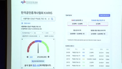 "전세사기 예방" 공인중개사협회, 이상거래 검증 시스템 출시 / YTN