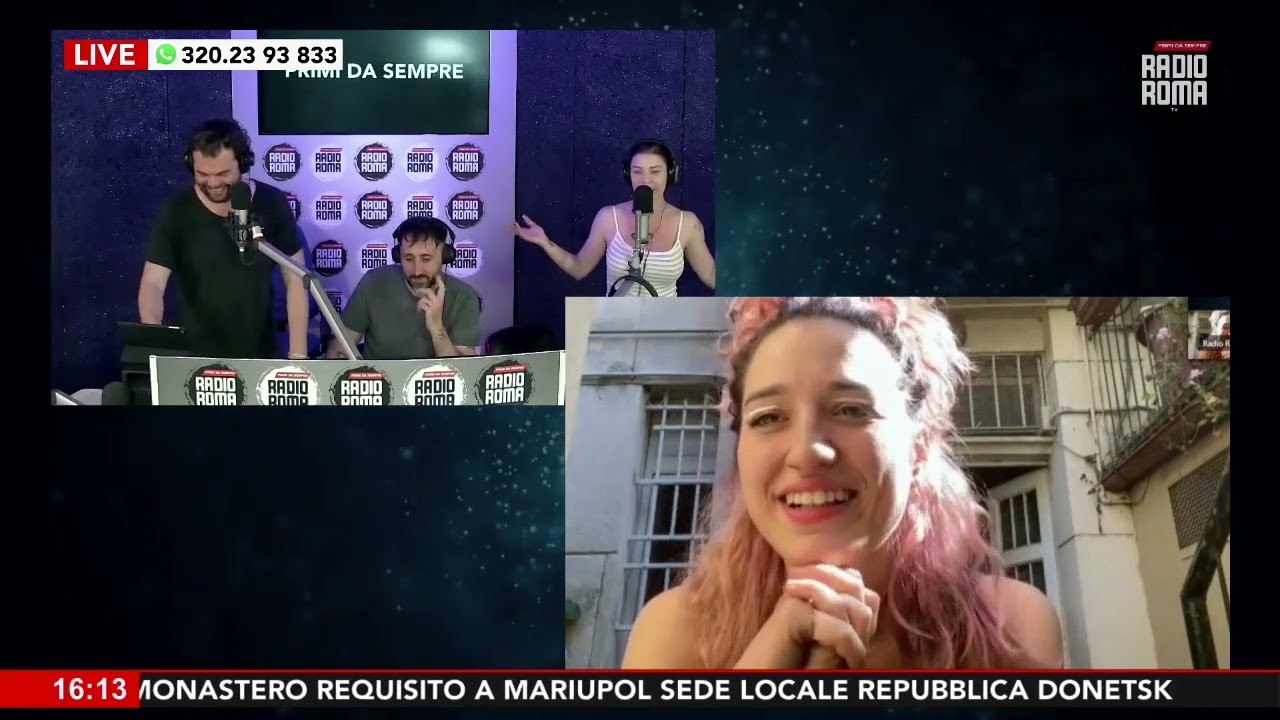 NAIVE ospite a Sarallo Famosi su Radio Roma con LELE SARALLO