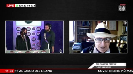"Er Natale ammuffito" - "Il caffè con il maestro" Pier Francesco Pingitore su Radio Roma