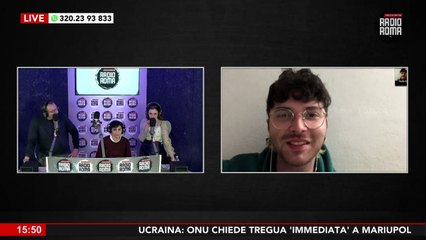 Wako, cantautore, ospite a Radio Roma Magazine