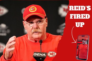 Andy Reid makes comments in Chiefs locker room to Patrick Mahomes and Travis Kelce after seeing he was being recorded