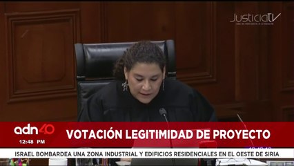 ¡Última Hora! Votación de la legitimidad al proyecto de inconsitucionalidad a la Reforma Judicial