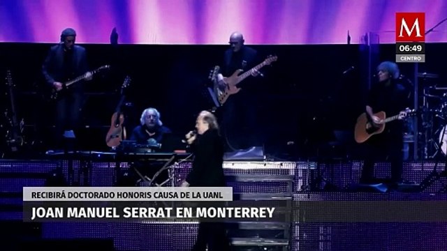 Joan Manuel Serrat recibirá Doctorado Honoris Causa en la UANL en Monterrey