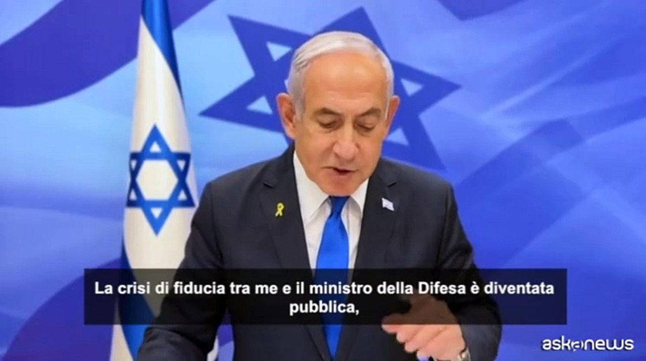 Netanyahu licenzia il ministro della Difesa Yoav Gallant