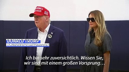 Trump nach Stimmabgabe: Würde bei fairer Wahl Niederlage anerkennen