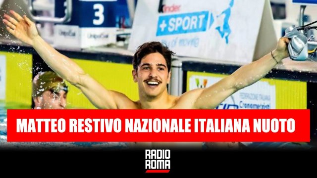 Matteo Restivo 200 Metri dorso ospite nel programma di Ovidio Martucci Obiettivo Sport
