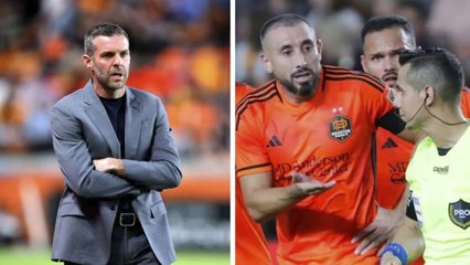 Héctor Herrera escupe a árbitro y el DT del Houston Dynamo lo defiende