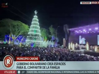 Bolívar | Familias de Puerto Ordaz dieron inicio a la navidad 2024