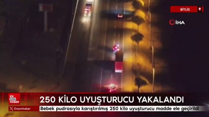 Bitlis'te zehir tacirlerine operasyon: Bebek pudrası içinde uyuşturucu çıktı