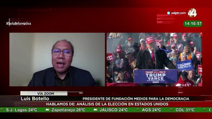 Luis Botello comparte su análisis de las elecciones en Estados Unidos 2024