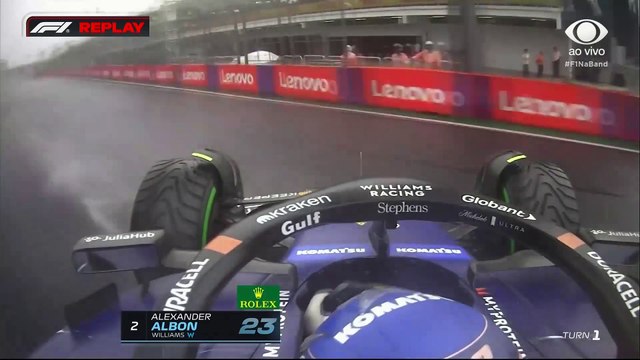 F1: Albon roda e bate forte no Q3 em Interlagos