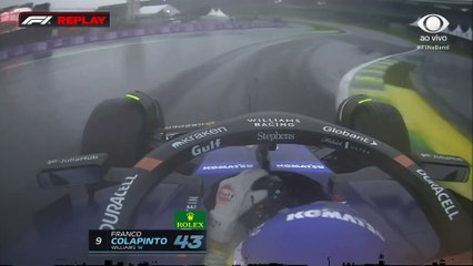 F1: Colapinto perde controle do carro e bate em muro no Q1
