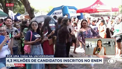 Primeiro dia do Enem 2024 teve abstenção de 26,6%