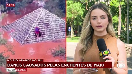 Enchentes no RS causaram danos nos locais afetados