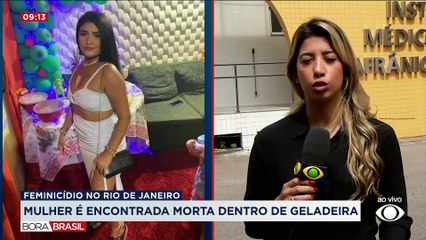 Jovem é encontrada morta dentro de geladeira no RJ