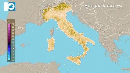 Pioggia prevista sull'Italia nei prossimi giorni: ecco dove