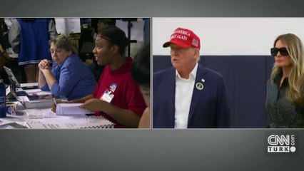 Trump'tan sandık başında açıklama: Yarışa önde girdik, kazanacağız!