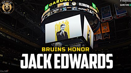 Bruins Honor Jack Edwards at TD Garden | Bear With Me