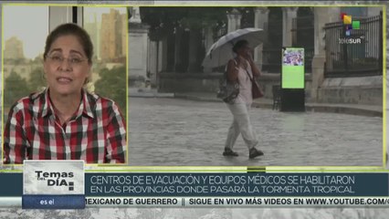 La tormenta tropical Rafael se intensificó en el mar Caribe impactando sobre Cuba