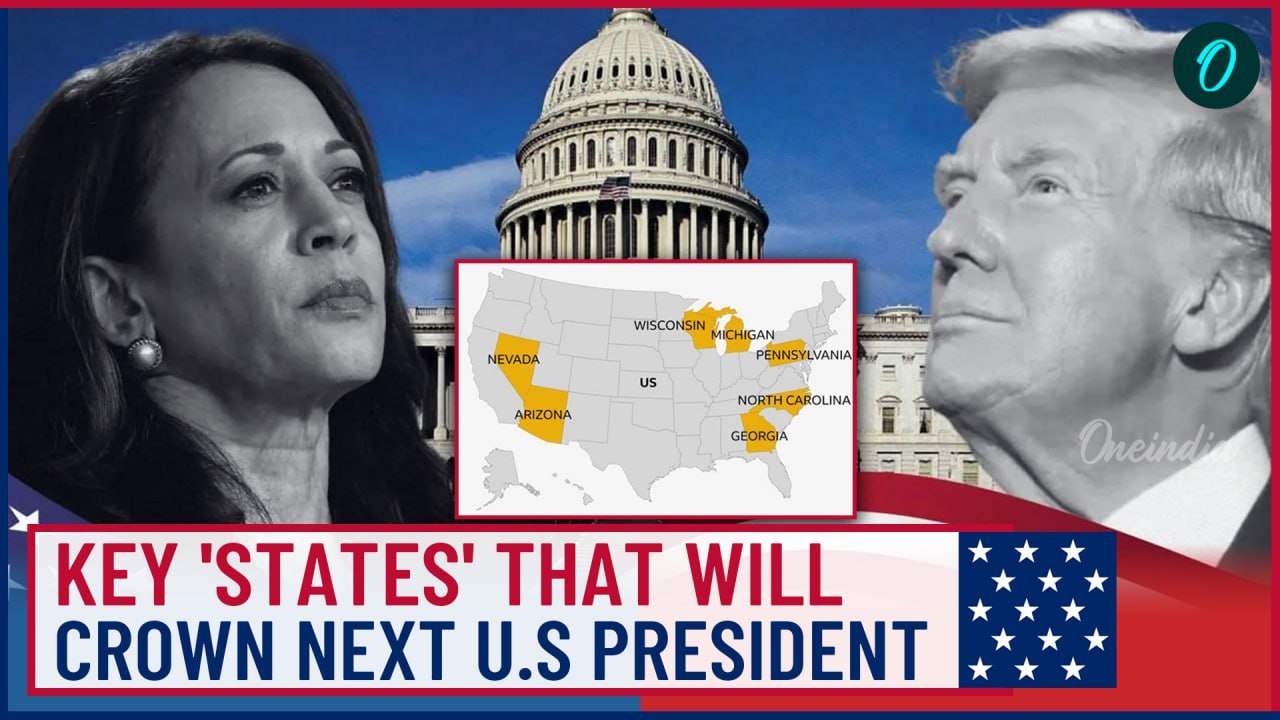 Arizona, Georgia, Michigan, Nevada? Know Key States That Will Swing  Harris Vs Trump 2024 Winner