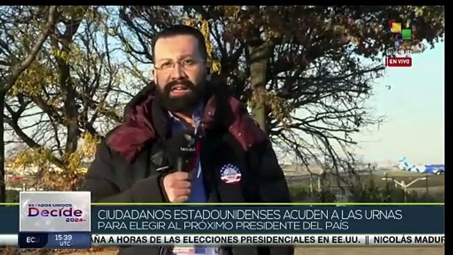 Continúa la jornada electoral en los distintos centros de votación en EE.UU.