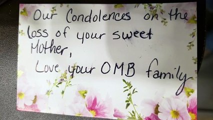 Flowers and Cards for Joyce