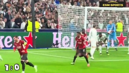 Real Madrid Vs AC Milan 1-3 Highlights & Goals Champions League 2024