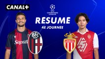 Le résumé de Bologne / Monaco - Ligue des champions 2024-25 (J4)