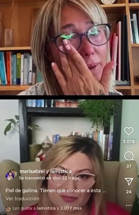 Marisa Brel se quebró al conectarse con su mamá a través de la médium